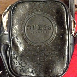 Guess black shoulder pouch